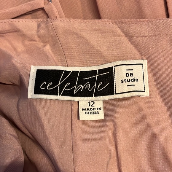 David’s Bridal mauve size 12 mauve floor length bridesmaid dress WORN ONCE - Picture 6 of 7